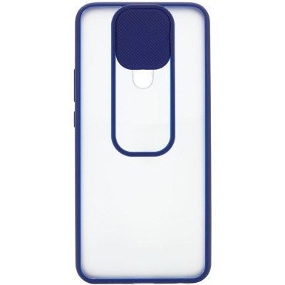 Чехол Camshield mate TPU со шторкой для камеры для Xiaomi Redmi Note 8 Pro Синий