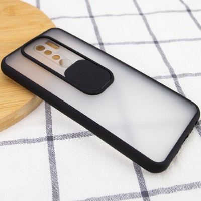 Чехол Camshield mate TPU со шторкой для камеры для Xiaomi Redmi Note 8 Pro Черный