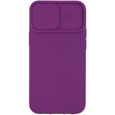 Чехол Camshield Square TPU со шторкой для камеры для Apple iPhone 11 (6.1") Фиолетовый