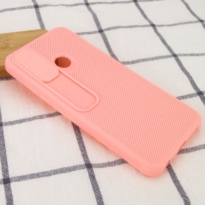 Чехол Camshield TPU со шторкой защищающей камеру для TECNO Spark 5 Pro Розовый