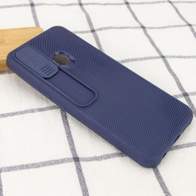 Чехол Camshield TPU со шторкой защищающей камеру для TECNO Spark 5 Pro Синий