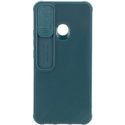 Чехол Camshield TPU со шторкой защищающей камеру для TECNO Spark 7 Зеленый