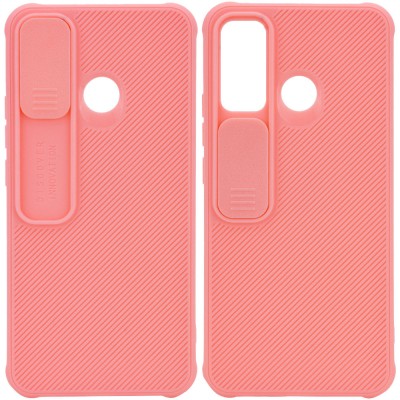 Чехол Camshield TPU со шторкой защищающей камеру для TECNO Spark 7 Розовый