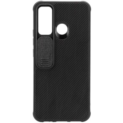 Чехол Camshield TPU со шторкой защищающей камеру для TECNO Spark 7 Черный