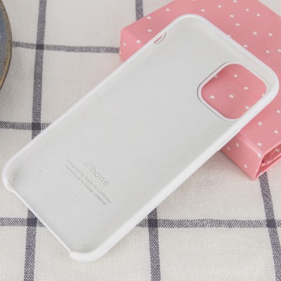 Чехол Silicone Case (AA) для Apple iPhone 11 Pro (5.8") Белый / White