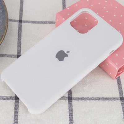 Чехол Silicone Case (AA) для Apple iPhone 11 Pro (5.8") Белый / White