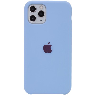 Чехол Silicone Case (AA) для Apple iPhone 11 Pro (5.8") Голубой / Lilac Blue
