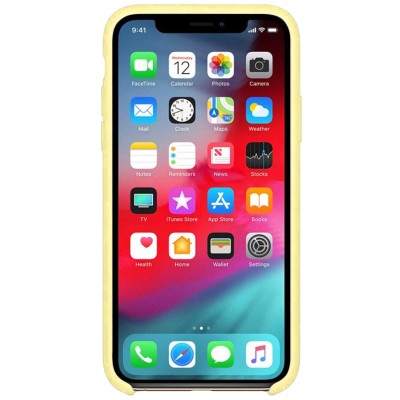 Чехол Silicone Case (AA) для Apple iPhone 11 Pro (5.8") Желтый / Mellow Yellow