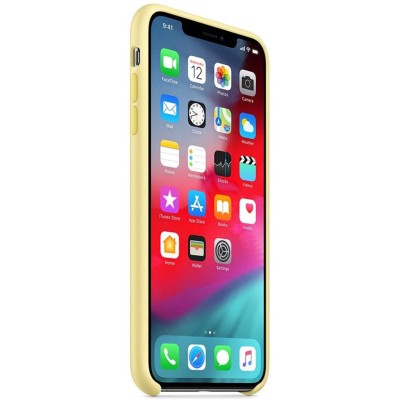 Чехол Silicone Case (AA) для Apple iPhone 11 Pro (5.8") Желтый / Mellow Yellow