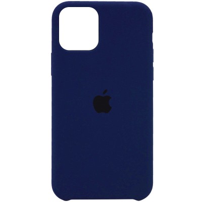 Чехол Silicone Case (AA) для Apple iPhone 11 Pro (5.8") Темно-синий / Midnight blue