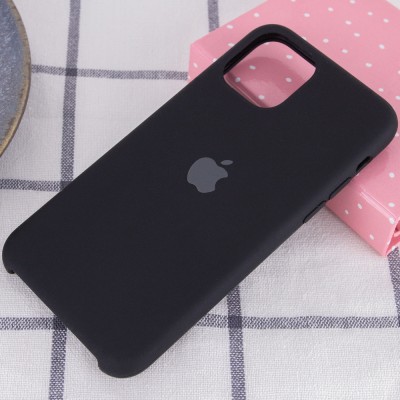 Чехол Silicone Case (AA) для Apple iPhone 11 Pro (5.8") Черный / Black