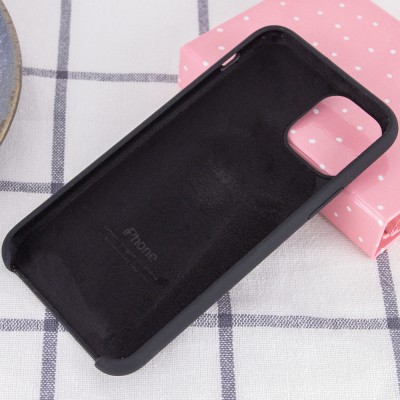 Чехол Silicone Case (AA) для Apple iPhone 11 Pro (5.8") Черный / Black