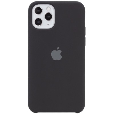 Чехол Silicone Case (AA) для Apple iPhone 11 Pro (5.8") Черный / Black