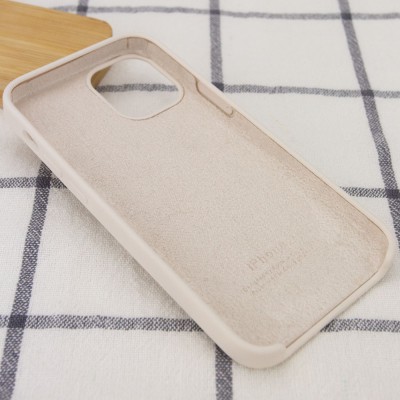 Чехол Silicone Case (AA) для Apple iPhone 12 mini (5.4") Бежевый / Antigue White