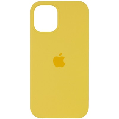 Чехол Silicone Case (AA) для Apple iPhone 12 mini (5.4") Желтый / Pollen