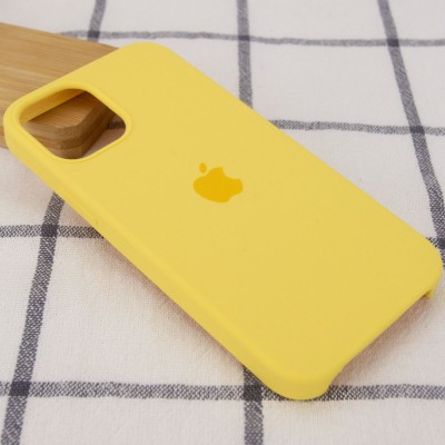 Чехол Silicone Case (AA) для Apple iPhone 12 mini (5.4") Желтый / Pollen