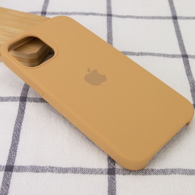 Чехол Silicone Case (AA) для Apple iPhone 12 mini (5.4") Золотой / Gold