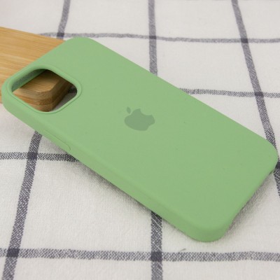 Чехол Silicone Case (AA) для Apple iPhone 12 mini (5.4") Мятный / Mint