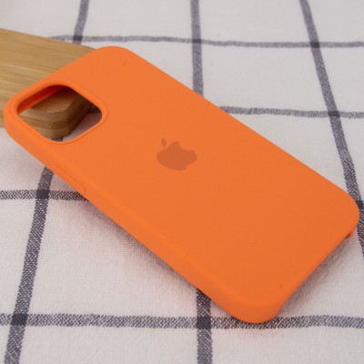 Чехол Silicone Case (AA) для Apple iPhone 12 mini (5.4") Оранжевый / Papaya