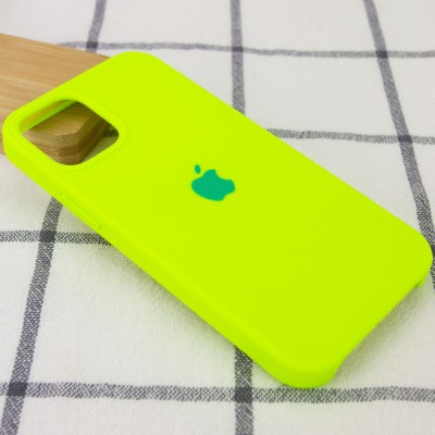 Чехол Silicone Case (AA) для Apple iPhone 12 mini (5.4") Салатовый / Neon Green