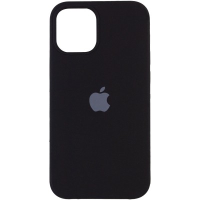 Чехол Silicone Case (AA) для Apple iPhone 12 mini (5.4") Черный / Black