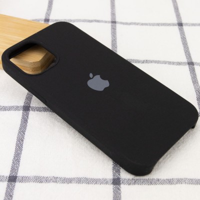 Чехол Silicone Case (AA) для Apple iPhone 12 mini (5.4") Черный / Black