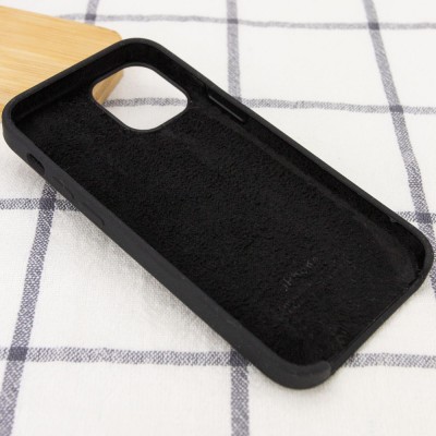 Чехол Silicone Case (AA) для Apple iPhone 12 mini (5.4") Черный / Black