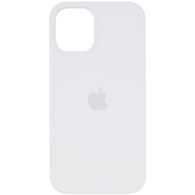Чехол Silicone Case (AA) для Apple iPhone 12 Pro Max (6.7") Белый / White