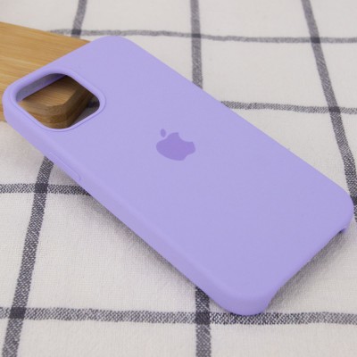 Чехол Silicone Case (AA) для Apple iPhone 12 Pro Max (6.7") Сиреневый / Dasheen