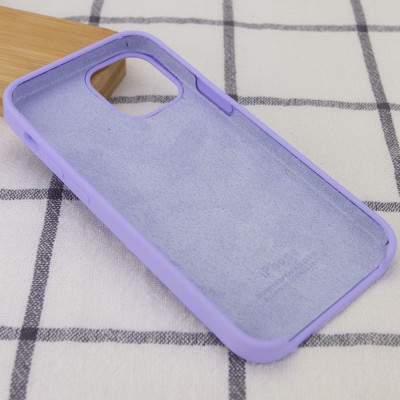 Чехол Silicone Case (AA) для Apple iPhone 12 Pro Max (6.7") Сиреневый / Dasheen