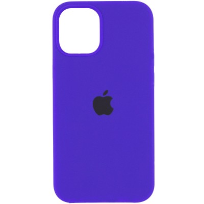 Чехол Silicone Case (AA) для Apple iPhone 12 Pro Max (6.7") Фиолетовый / Ultra Violet