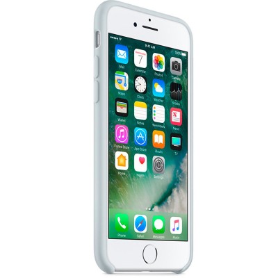 Чехол Silicone Case (AA) для Apple iPhone 7 / 8 (4.7") Голубой / Mist blue