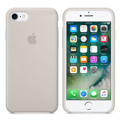 Чехол Silicone Case (AA) для Apple iPhone 7 / 8 (4.7") Серый / Stone