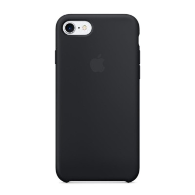 Чехол Silicone Case (AA) для Apple iPhone 7 / 8 (4.7") Черный / Black