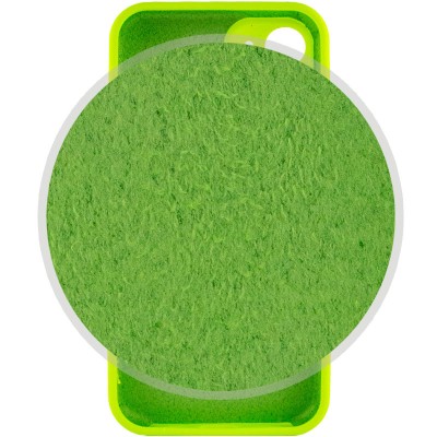 Чехол Silicone Case Full Camera Protective (AA) для Apple iPhone 12 mini (5.4") Салатовый / Neon green