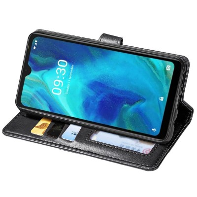 Кожаный чехол книжка GETMAN Gallant (PU) для TECNO Spark 7 Черный - 3