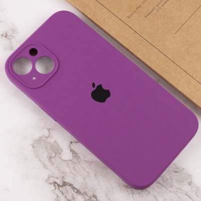 Чехол Silicone Case Full Camera Protective (AA) для Apple iPhone 14 (6.1") Фиолетовый / Grape Чехол Silicone Case Full Camera Protective (AA) для Apple iPhone 14 (6.1") Фиолетовый / Grape