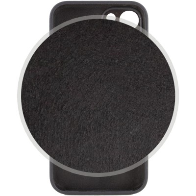 Чехол Silicone Case Full Camera Protective (AA) для Apple iPhone 14 Plus (6.7") Черный / Black