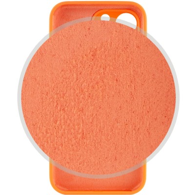 Чехол Silicone Case Full Camera Protective (AA) для Apple iPhone 14 Pro (6.1") Оранжевый / Kumquat