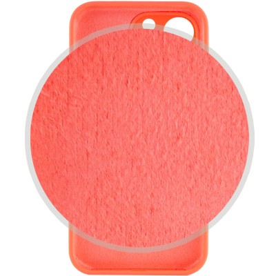 Чехол Silicone Case Full Camera Protective (AA) для Apple iPhone 14 Pro Max (6.7") Оранжевый / Pink citrus
