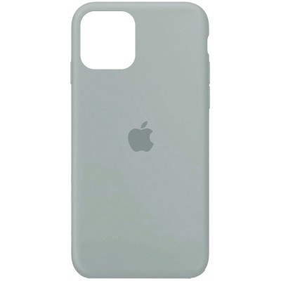 Чехол Silicone Case Full Protective (AA) для Apple iPhone 11 (6.1") Серый / Mist Blue Чехол Silicone Case Full Protective (AA) для Apple iPhone 11 (6.1") Серый / Mist Blue