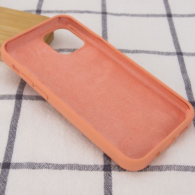 Чехол Silicone Case Full Protective (AA) для Apple iPhone 12 Pro / 12 (6.1") Розовый / Flamingo Чехол Silicone Case Full Protective (AA) для Apple iPhone 12 Pro / 12 (6.1") Розовый / Flamingo