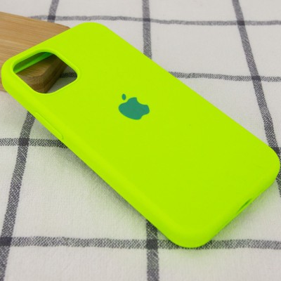 Чехол Silicone Case Full Protective (AA) для Apple iPhone 13 (6.1") Салатовый / Neon Green Чехол Silicone Case Full Protective (AA) для Apple iPhone 13 (6.1") Салатовый / Neon Green