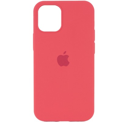 Чехол Silicone Case Full Protective (AA) для Apple iPhone 13 Pro Max (6.7") Красный / Camellia Чехол Silicone Case Full Protective (AA) для Apple iPhone 13 Pro Max (6.7") Красный / Camellia