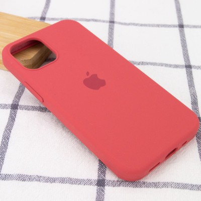 Чехол Silicone Case Full Protective (AA) для Apple iPhone 13 Pro Max (6.7") Красный / Camellia Чехол Silicone Case Full Protective (AA) для Apple iPhone 13 Pro Max (6.7") Красный / Camellia