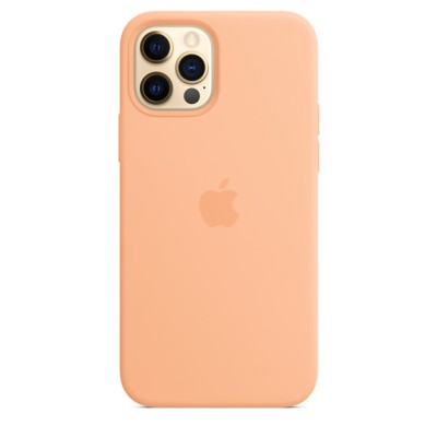 Чехол Silicone Case Full Protective (AA) для Apple iPhone 14 (6.1") Оранжевый / Cantaloupe