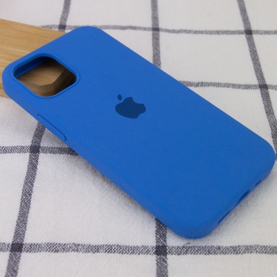 Чехол Silicone Case Full Protective (AA) для Apple iPhone 14 Pro Max (6.7") Синий / Royal blue