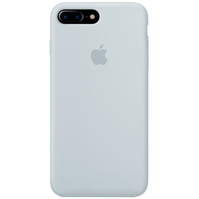 Чехол Silicone Case Full Protective (AA) для Apple iPhone 7 plus / 8 plus (5.5") Голубой / Mist blue