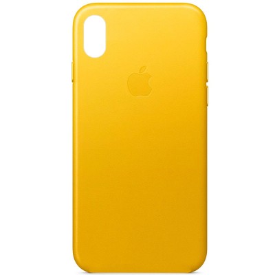 Чехол Silicone Case Full Protective (AA) для Apple iPhone X (5.8") / XS (5.8") Желтый / Sunflower