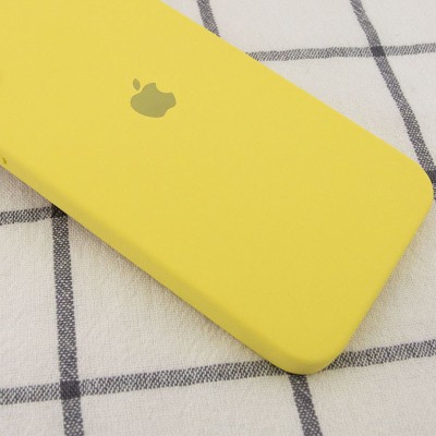 Чехол Silicone Case Square Full Camera Protective (AA) для Apple iPhone 11 Pro Max (6.5") Желтый / Canary Yellow Чехол Silicone Case Square Full Camera Protective (AA) для Apple iPhone 11 Pro Max (6.5") Желтый / Canary Yellow